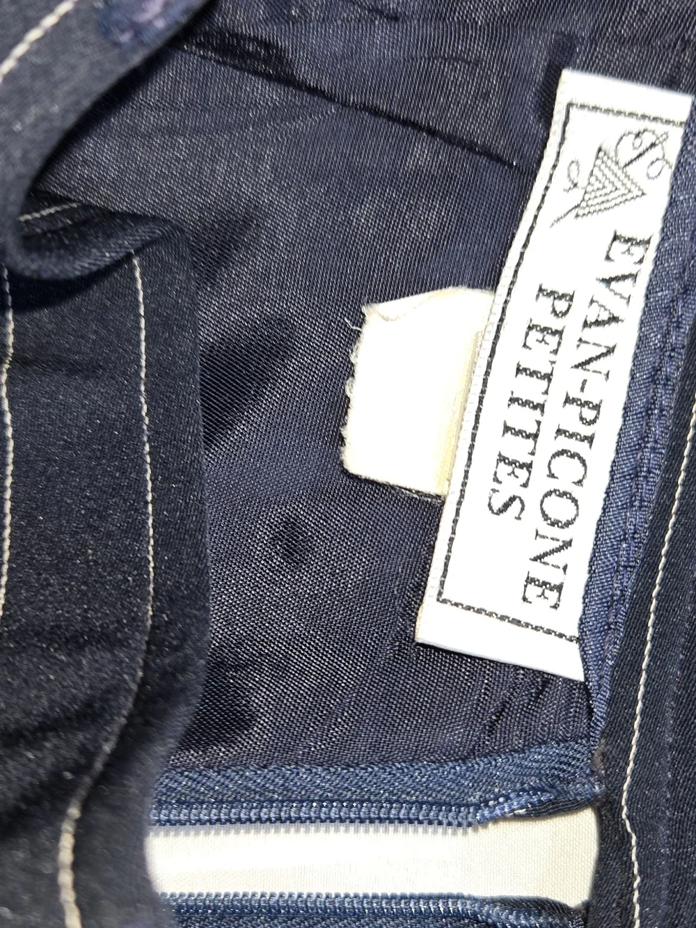 Evan Picone Navy Pinstripe Dress Pants